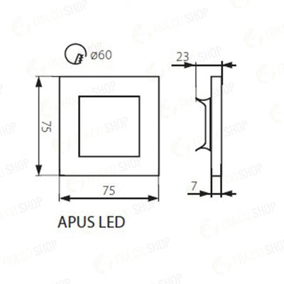 LAMPADA LED PER SCALE APUS LED CW - KANLUX