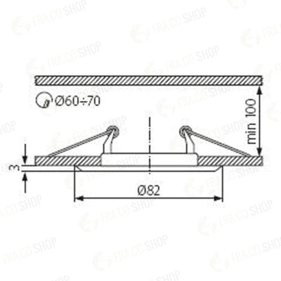 FARETTO DECORATIVO ARGUS CT-2114-W - KANLUX