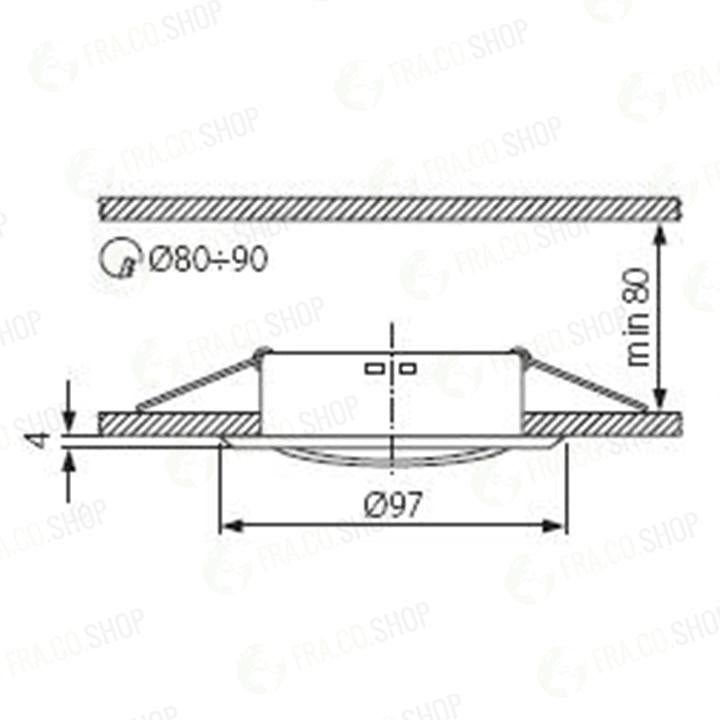 FARETTO DECORATIVO ARGUS CT-2115-G - KANLUX