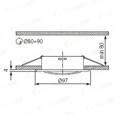 FARETTO DECORATIVO ARGUS CT-2115-G - KANLUX