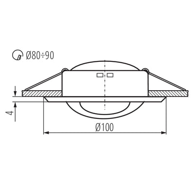 FARETTO DECORATIVO ARGUS CT-2117-C - KANLUX