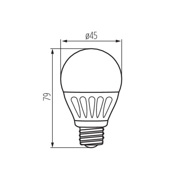 LAMPADINA LED BILO 5W T SMD E27-WW - KANLUX