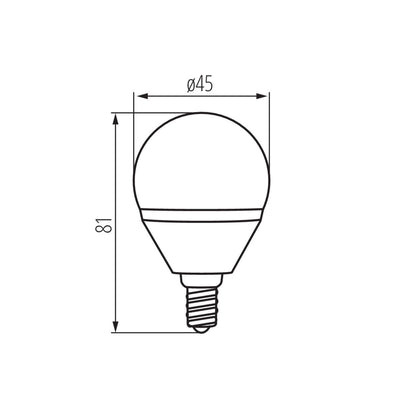 LAMPADINA LED BILO 6,5W T SMDE14-WW - KANLUX