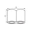 FARETTO DECORATIVO BORD DLP-250-B - KANLUX