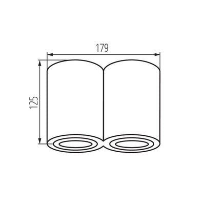 FARETTO DECORATIVO BORD DLP-250-B - KANLUX