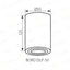 FARETTO DECORATIVO BORD DLP-50-AL - KANLUX