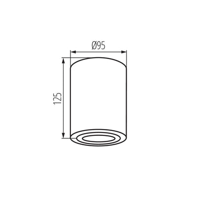 FARETTO DECORATIVO BORD DLP-50-B - KANLUX