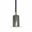 LAMPADARIO CON PORTALAMPADA CROMO DOME VIOLA CHIARO CAVO