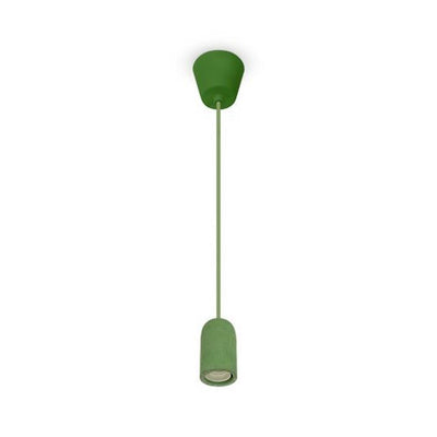LAMPADARIO CON PORTALAMPADA CALCESTRUZZO VERDE