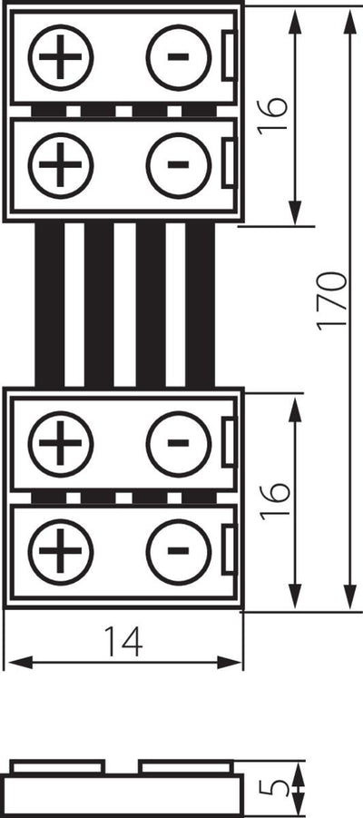 CONNETTORE PER NASTRI LED CONNECTOR RGB 10-CPC - KANLUX