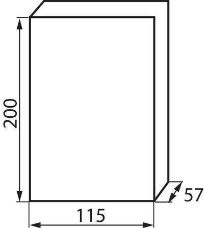 QUADRO DI DISTRIBUZIONE SERIE DB DB104F 1X4P/FMD - KANLUX