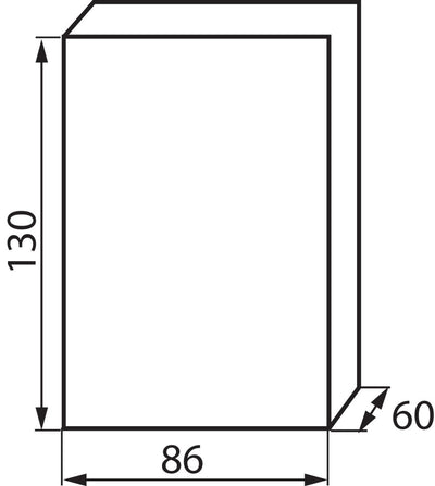 QUADRO DI DISTRIBUZIONE SERIE DB DB104W 1X4P/SM - KANLUX