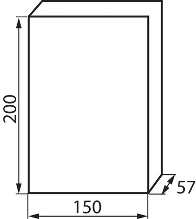 QUADRO DI DISTRIBUZIONE SERIE DB DB106F 1X6P/FMD - KANLUX