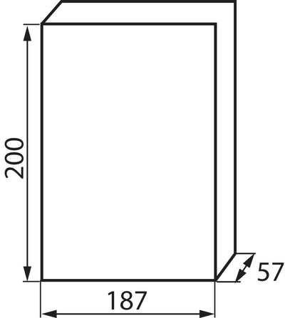 QUADRO DI DISTRIBUZIONE SERIE DB DB108F 1X8P/FMD - KANLUX