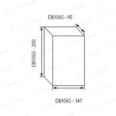 QUADRO DI DISTRIBUZIONE SERIE DB DB108S 1X8P/SMD - KANLUX