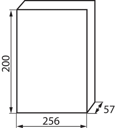 QUADRO DI DISTRIBUZIONE SERIE DB DB112F 1X12P/FMD - KANLUX