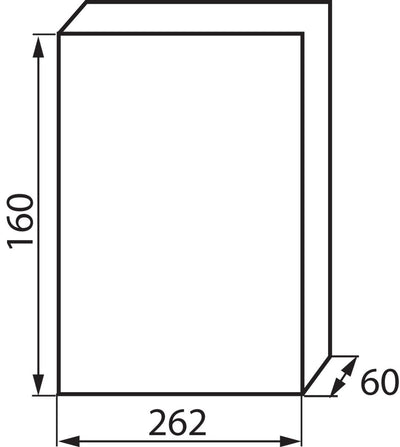 QUADRO DI DISTRIBUZIONE SERIE DB DB112W 1X12P/SM - KANLUX