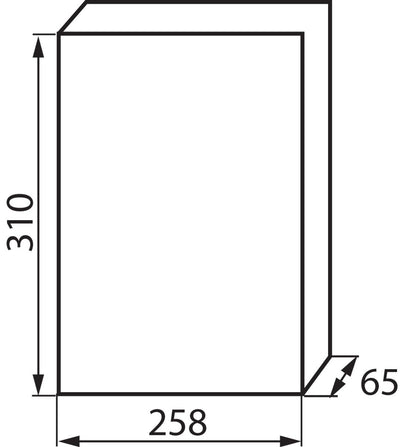 QUADRO DI DISTRIBUZIONE SERIE DB DB212F 2X12P/FMD - KANLUX