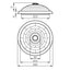 PLAFONIERA CON LAMPADA CAMBIABILE FOGLER DL-240O - KANLUX