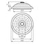 PLAFONIERA CON LAMPADA CAMBIABILE FOGLER DL-240O - KANLUX