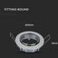 GU10 CORPO ROTONDO REGOLABILE CHROME