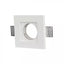 GU10 CORPO QUADRATO GESSO BIANCO 100 X 100 MM