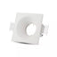 GU10 CORPO GESSO QUADRATO BIANCO