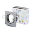 GU10 CORPO QUADRATO REGOLABILE CHROME