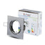 GU10 CORPO QUADRATO REGOLABILE CHROME