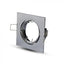GU10 CORPO QUADRATO REGOLABILE CHROME
