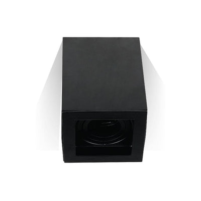 GU10 ADATTATORE PER FARETTI QUADRATO NERO