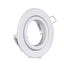 ADATTATORE PER FARETTI GU10 ROTONDO REGOLABILE BIANCO