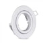 ADATTATORE PER FARETTI GU10 ROTONDO REGOLABILE BIANCO