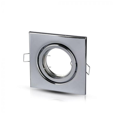ADATTATORE PER FARETTI GU10 QUADRATO CHROME