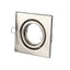 ADATTATORE PER FARETTI GU10QUADRATO REGOLABILE SATIN NICKEL
