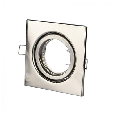 ADATTATORE PER FARETTI GU10QUADRATO REGOLABILE SATIN NICKEL