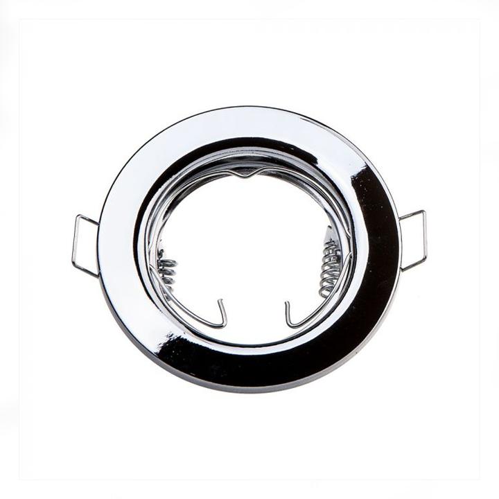 GU10 ROTONDO CORPO FARETTO CHROME 2 PZ/SCATOLA