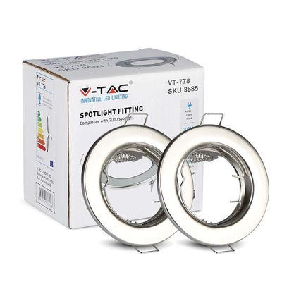 GU10 ROTONDO CORPO FARETTO SATIN 2 PZ/SCATOLA