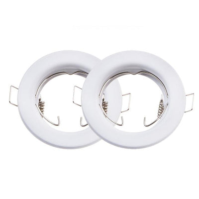 GU10 ROTONDO CORPO FARETTO BIANCO 2 PZ/SCATOLA