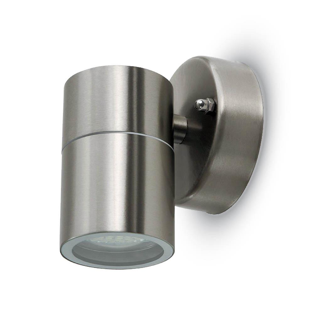 PORTAFARETTO DA MURO GU10 IN ACCIAIO CORPO A 1 USCITE IP44