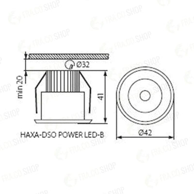 LAMPADA PER SCHEZZIO LED HAXA-DSO POWER LED-B - KANLUX