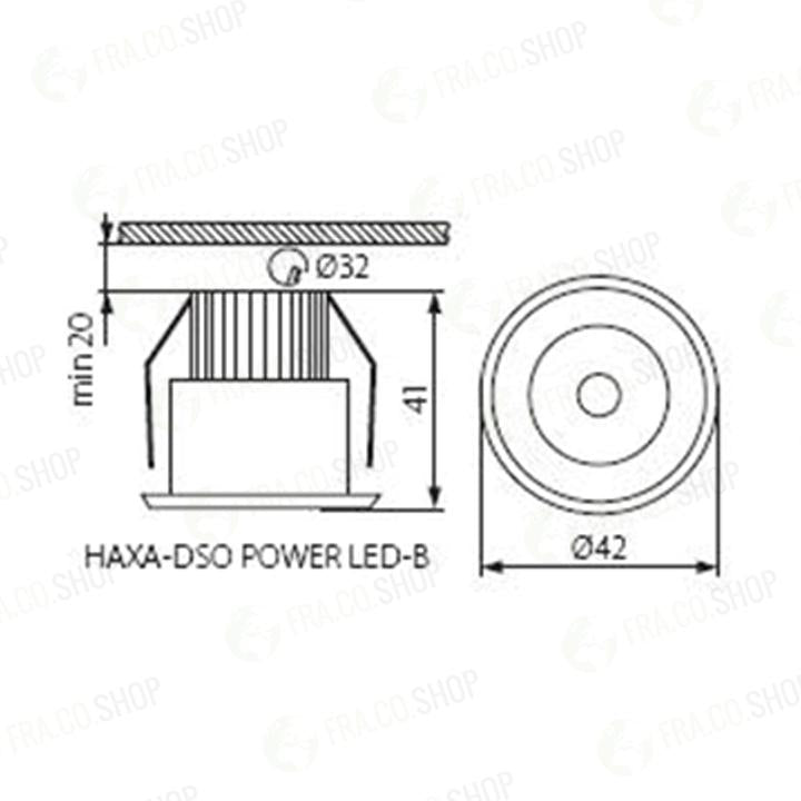LAMPADA PER SCHEZZIO LED HAXA-DSO POWER LED-B - KANLUX