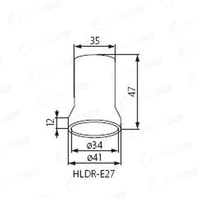 PORTALAMPADA  HLDR-E27 - KANLUX