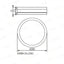 PLAFONIERA CON LAMPADA CAMBIABILE JURBA DL-218O - KANLUX