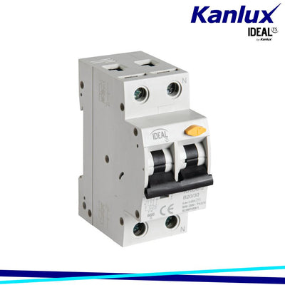 INTERRUTTORE MAGNETOTERMICODIFFERENZIALE 6KA 2P KRO6-2/B20/30 - KANLUX