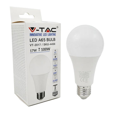 LAMPADINA LED 17W A65 E27 200 D TERMOPLASTICO BIANCO CALDO  DO 3000K