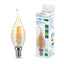 LAMPADINA LED - 4W FILAMENTO  E14 CANDELA FIAMMA AMBER BIANCO CALDO 2700K