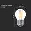FILAMENTO LED 4W E27 G45 BIANCO CALDO DIMMERABILE 3000K