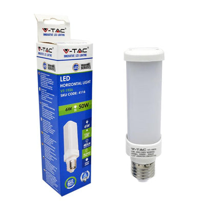 LAMPADINA LED 6W E27 PL BIANCO 6000K