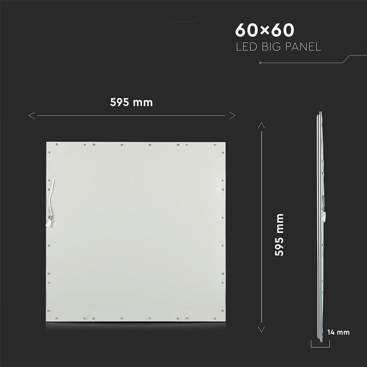 LED PANNELLO 29W 600X600MM A++ 120LM/W BIANCO SET 6 PZ. CON DRIVER 6400K